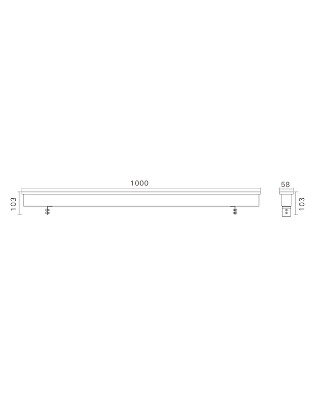 Recessed underwater light MK-205-1000L by RODESIGNE