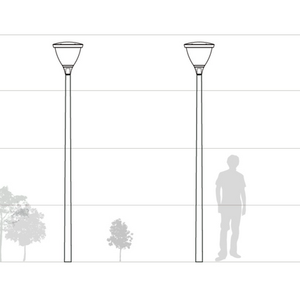 Garden park light LB (MK-LB-23C) by RODESIGNE