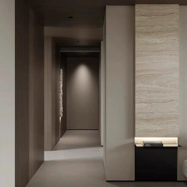Wall Panel ITALIAN TRAVERTINE — decorative acoustic wall panel, sound absorption by RODESIGNE