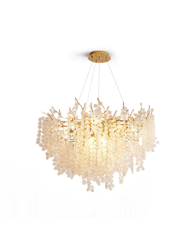 Chandelier SHIRO NODA by Rodesigne — glass designer chandelier, custom lighting by RODESIGNE