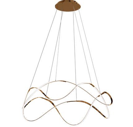 Chandelier LINJER — designer chandelier, custom lighting by RODESIGNE