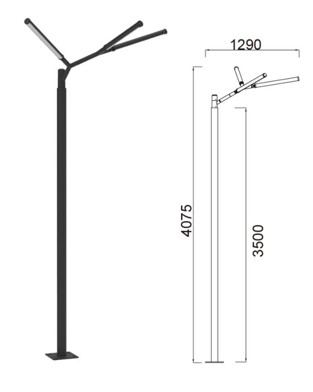 Landscape light M-063 60W by RODESIGNE