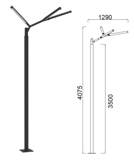 Landscape light M-063 60W by RODESIGNE
