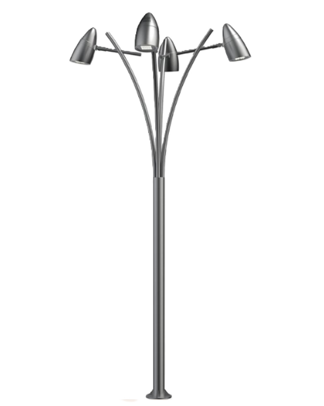 Multi-head park light column M-092 by RODESIGNE