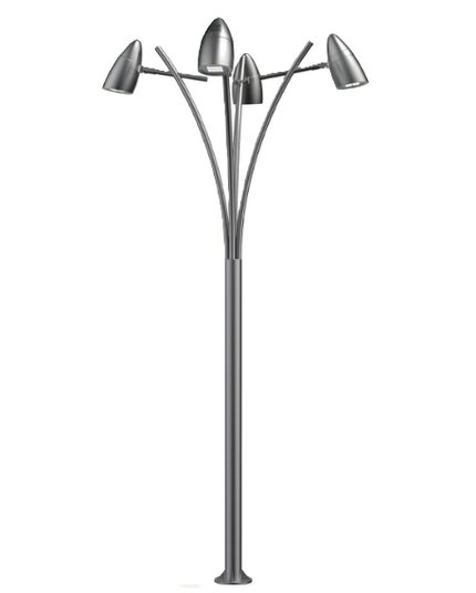 Multi-head park light column M-092 by RODESIGNE