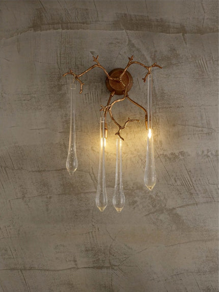 Wall Sconce AQUIP — brass wall sconce lamp, designer lighting by RODESIGNE