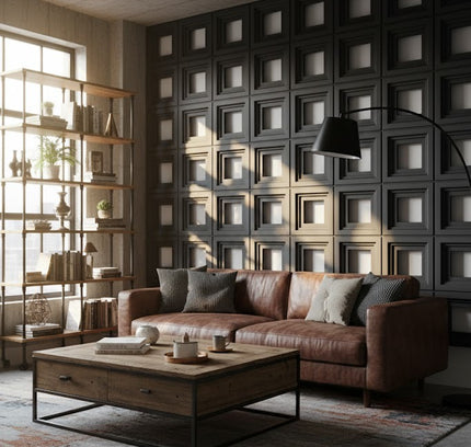 Panel SQUARE TYPE — decorative acoustic wall panel, sound absorption by RODESIGNE