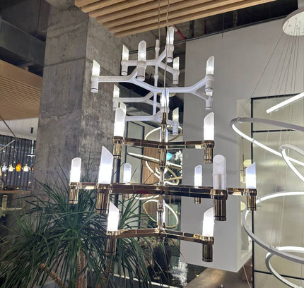 Chandelier CROWNY — designer chandelier, custom lighting by RODESIGNE