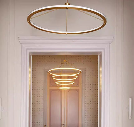 Chandelier HALO CIRCLE — designer chandelier, custom lighting by RODESIGNE