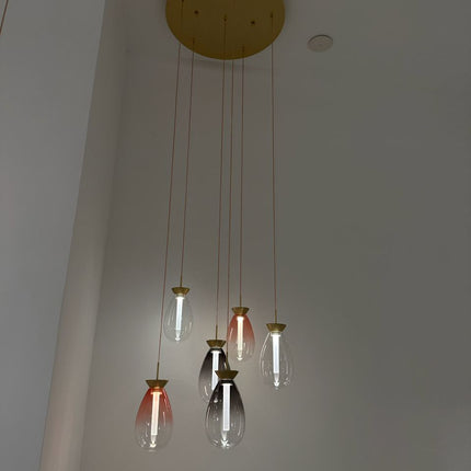 Pendant lamp BASSADY by Rodesigne — brass modern pendant light, custom designer lighting by RODESIGNE