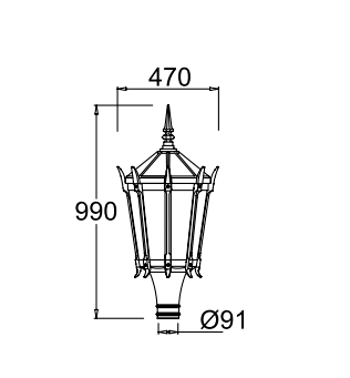 Park light STRIT-21 60W by RODESIGNE