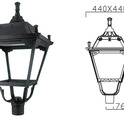 Park light STRIT-36 by RODESIGNE