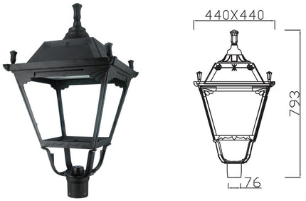 Park light STRIT-36 by RODESIGNE