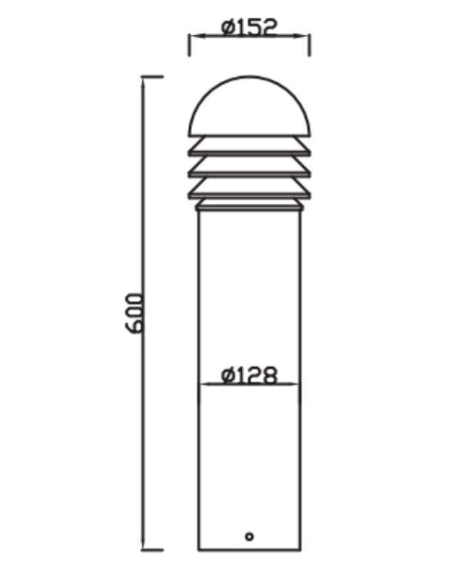 Bollard light M-S001 10W by RODESIGNE