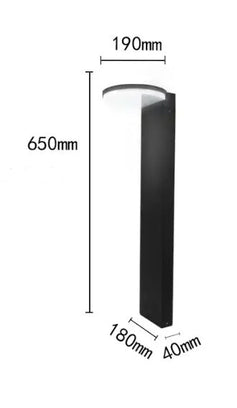 Bollard light M-S005 H-650mm 12W by RODESIGNE
