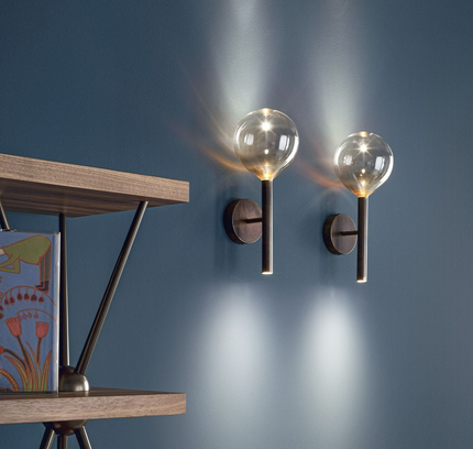 Wall Sconce GEORGINA — brass wall sconce lamp, designer lighting by RODESIGNE
