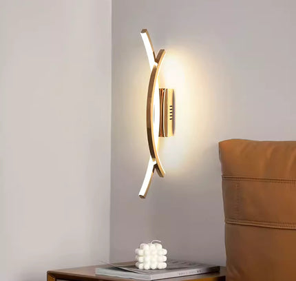 Wall Sconce CANE — brass wall sconce lamp, designer lighting by RODESIGNE