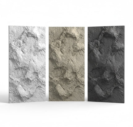 Panel CONVEX ROCK SINGLE — decorative acoustic wall panel, sound absorption by RODESIGNE