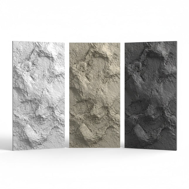 Panel CONVEX ROCK SINGLE — decorative acoustic wall panel, sound absorption by RODESIGNE