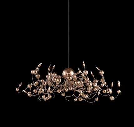 Chandelier PEDRA — designer chandelier, custom lighting by RODESIGNE