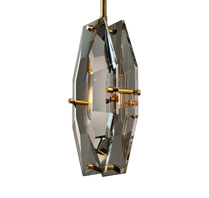 Pendant lamp FRANCAIX by Rodesigne — brass modern pendant light, custom designer lighting by RODESIGNE