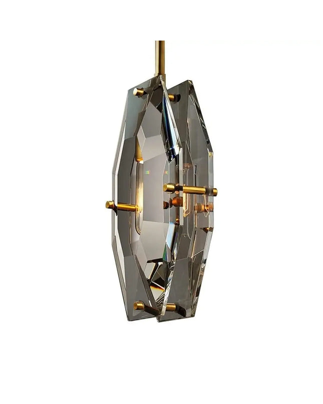 Pendant lamp FRANCAIX by Rodesigne — brass modern pendant light, custom designer lighting by RODESIGNE