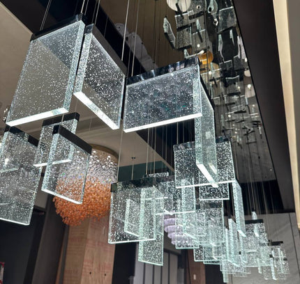 Chandelier OFESTA — designer chandelier, custom lighting by RODESIGNE