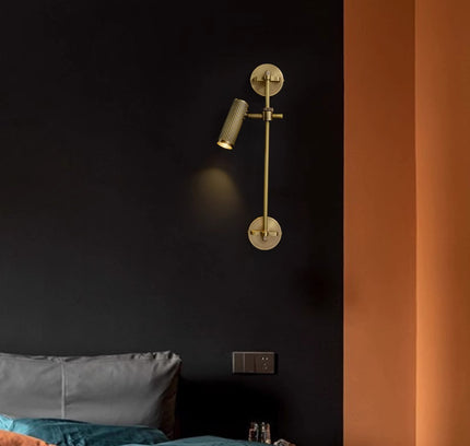 Wall Sconce NETTOYER — brass wall sconce lamp, designer lighting by RODESIGNE