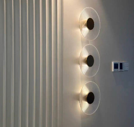 Wall Sconce LUXURE CIRCLE — brass wall sconce lamp, designer lighting by RODESIGNE