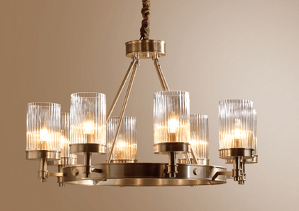 Chandelier SWANSEA by Rodesigne — brass designer chandelier, custom lighting by RODESIGNE