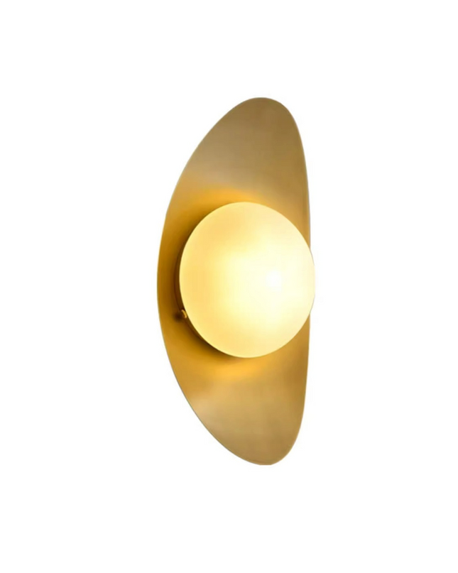 Wall Sconce SAMIDDLE — brass wall sconce lamp, designer lighting by RODESIGNE