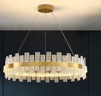 Chandelier GESTINA by Rodesigne — brass designer chandelier, custom lighting by RODESIGNE