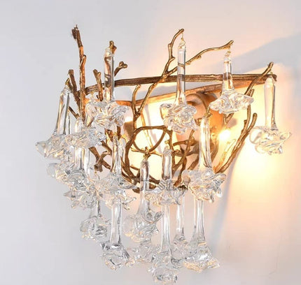 Wall Sconce VIAMARA — brass wall sconce lamp, designer lighting by RODESIGNE