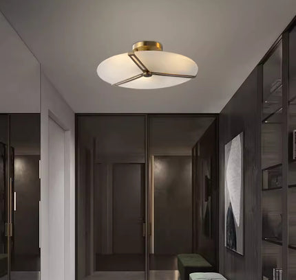 Сeiling lamp ASO by Rodesigne — brass designer piece by RODESIGNE