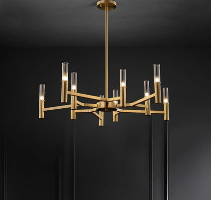 Chandelier TABULARE — designer chandelier, custom lighting by RODESIGNE