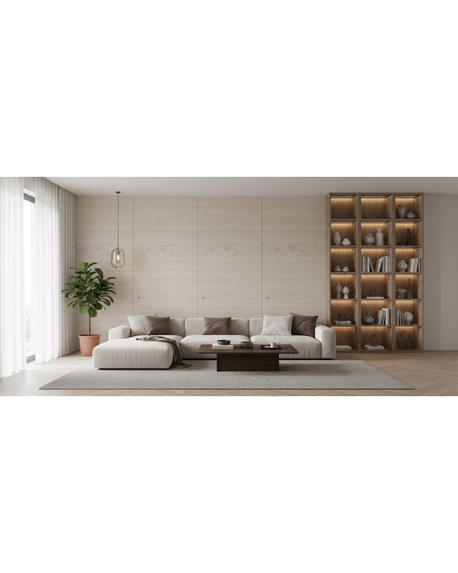 Wall Panel TRAVERTINO — decorative acoustic wall panel, sound absorption by RODESIGNE