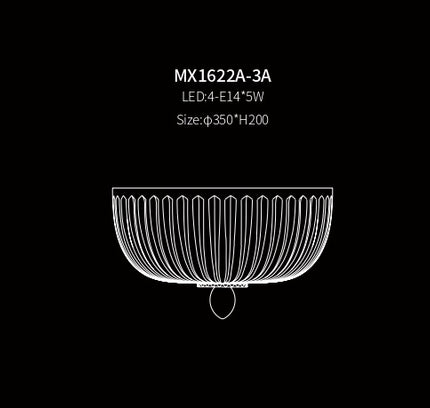Ceiling Light BATER — ceiling light fixture, designer lighting by RODESIGNE