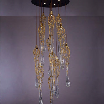 Chandelier BASSARDE — designer chandelier, custom lighting by RODESIGNE