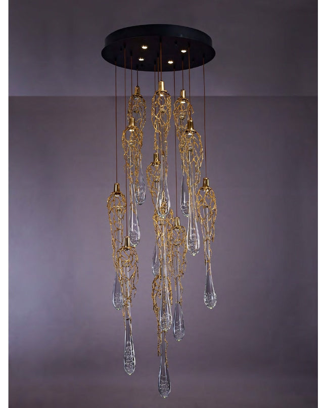 Chandelier BASSARDE — designer chandelier, custom lighting by RODESIGNE