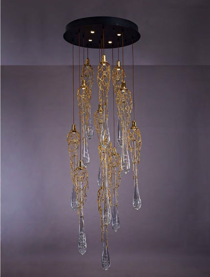 Chandelier BASSARDE — designer chandelier, custom lighting by RODESIGNE