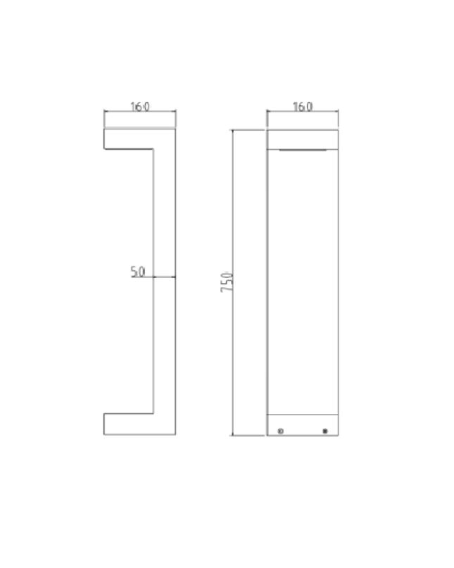 Bollard light M-S006 10W by RODESIGNE