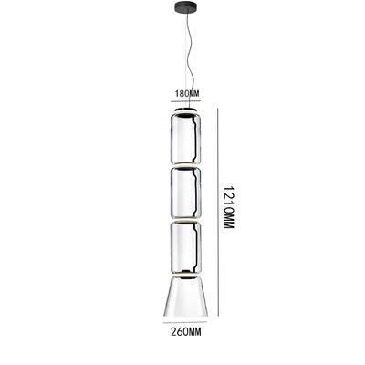 Pendant lamp KRUKKE by Rodesigne — glass modern pendant light, custom designer lighting by RODESIGNE