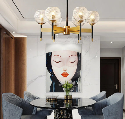 Chandelier VAKKERA — designer chandelier, custom lighting by RODESIGNE