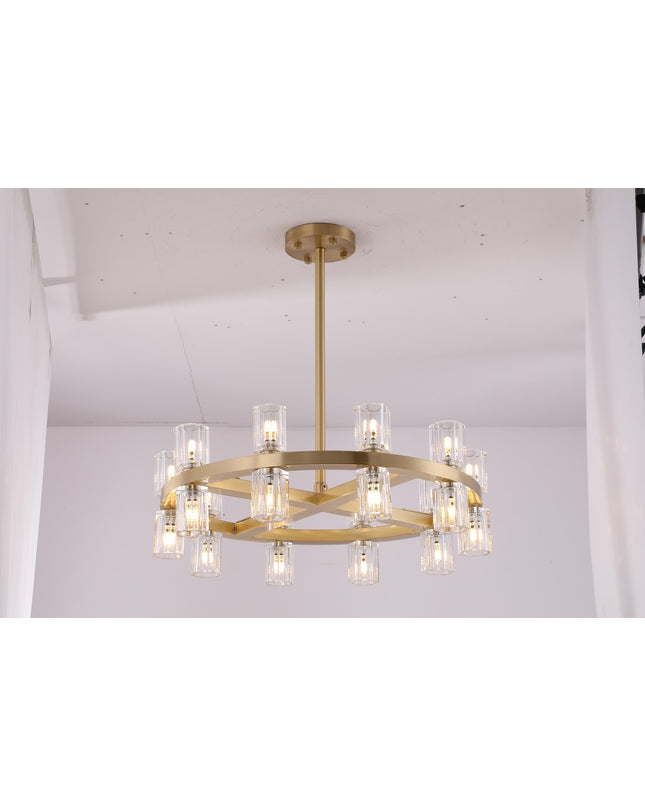 Chandelier TRENTINO by Rodesigne — brass designer chandelier, custom lighting by RODESIGNE