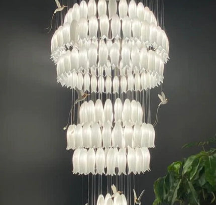 Chandelier FLOWERS&BIRDS by Rodesigne