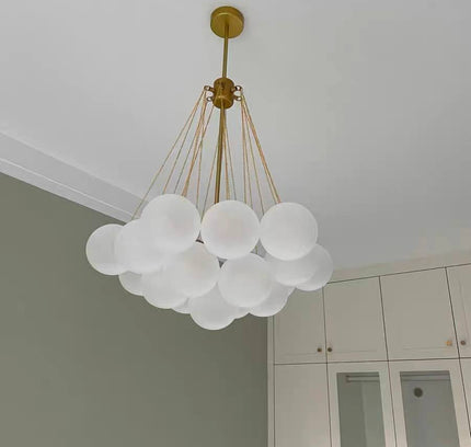 Chandelier CLOE by Rodesigne — glass designer chandelier, custom lighting by RODESIGNE