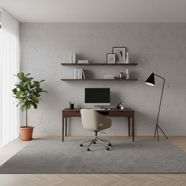 Wall Panel NEW TRAVERTINO L-GREY — decorative acoustic wall panel, sound absorption by RODESIGNE