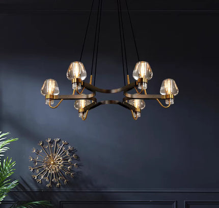 Chandelier KANTUM — designer chandelier, custom lighting by RODESIGNE
