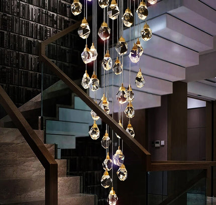 Chandelier DIALA CASCADE — designer chandelier, custom lighting by RODESIGNE