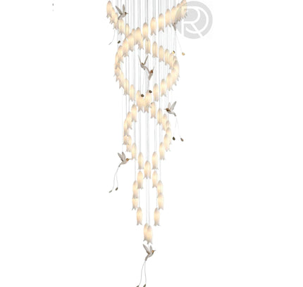 Chandelier FLOWERS&BIRDS by Rodesigne